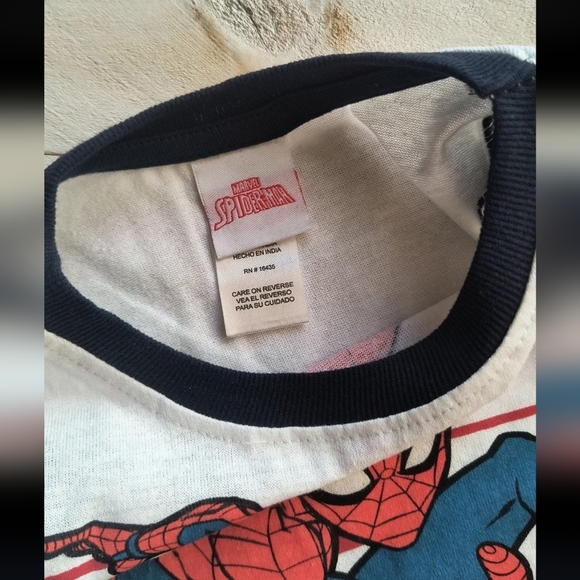 NWT Marvel Spiderman Boys Shorts And Tank Top Short Sleeve 3pc Set Red White 2T - Picture 5 of 5